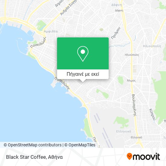 Black Star Coffee χάρτης