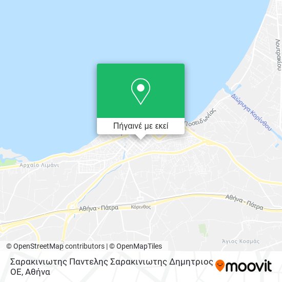 Σαρακινιωτης Παντελης Σαρακινιωτης Δημητριος ΟΕ χάρτης