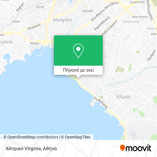 Almpani Virginia χάρτης