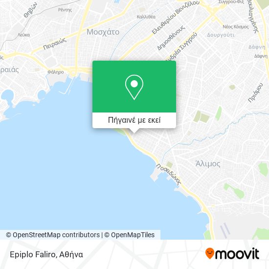 Epiplo Faliro χάρτης