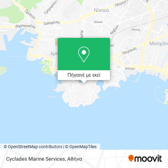 Cyclades Marine Services χάρτης