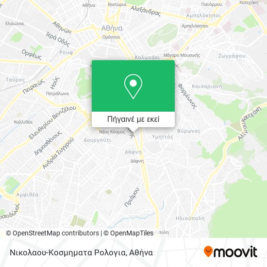 Νικολαου-Κοσμηματα Ρολογια χάρτης