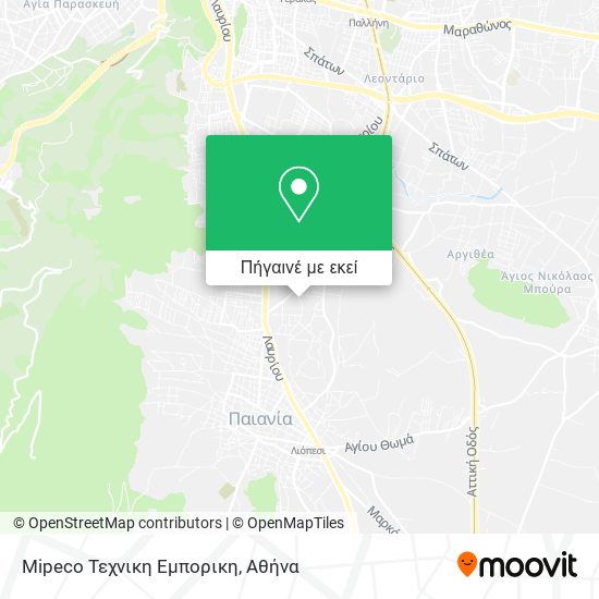 Mipeco Τεχνικη Εμπορικη χάρτης