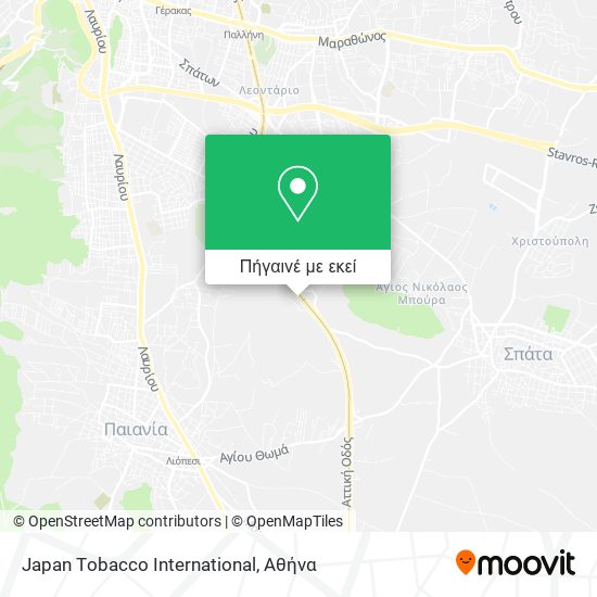 Japan Tοbacco International χάρτης