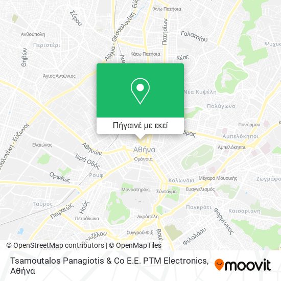 Tsamoutalos Panagiotis & Co E.E. PTM Electronics χάρτης