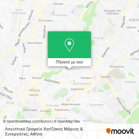 Λογιστικό Γραφείο Χατζάκης Μάριος & Συνεργάτες χάρτης