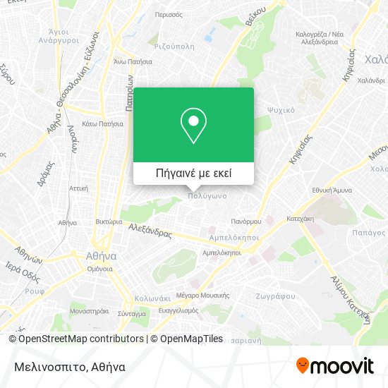 Μελινοσπιτο χάρτης