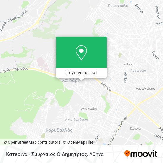 Κατερινα - Σμυρναιος Θ Δημητριος χάρτης