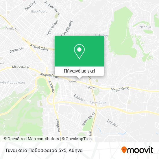 Γυναικειο Ποδοσφαιρο 5x5 χάρτης