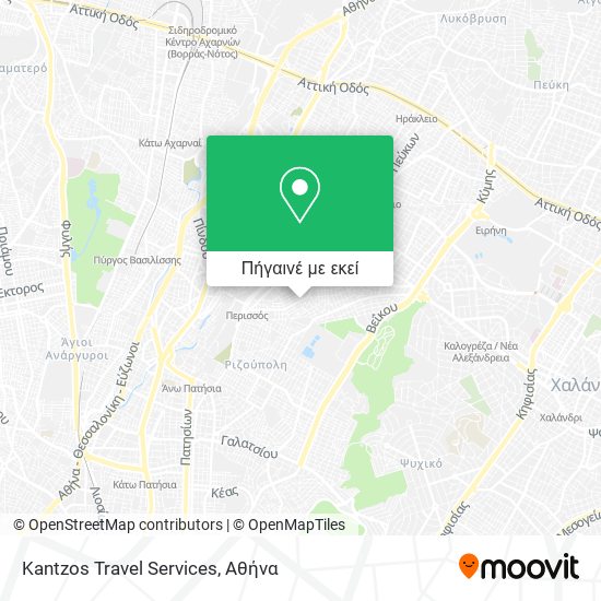 Kantzos Travel Services χάρτης