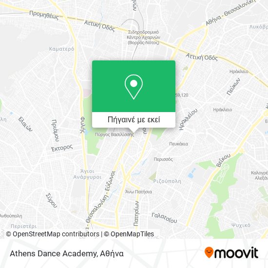 Athens Dance Academy χάρτης