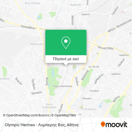 Olympic Hermes - Λυμπερης Βας χάρτης
