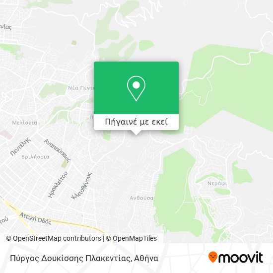 Πύργος Δουκίσσης Πλακεντίας χάρτης