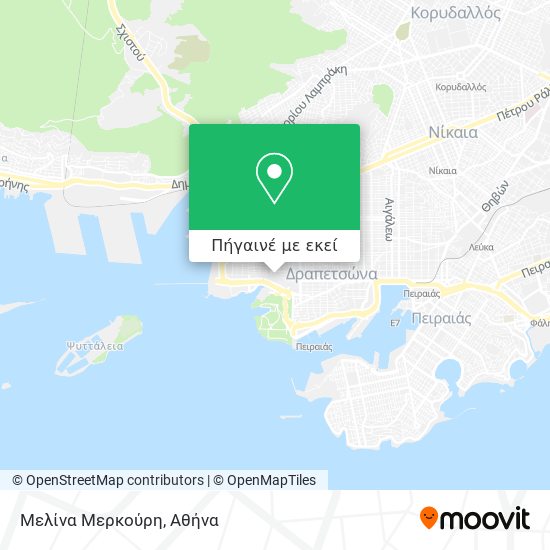 Μελίνα Μερκούρη χάρτης