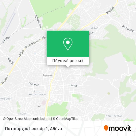 Πατριάρχου Ιωακείμ 1 χάρτης
