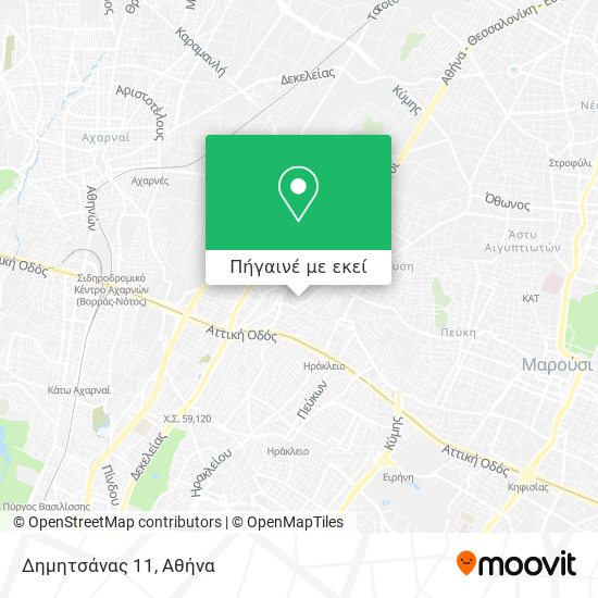 Δημητσάνας 11 χάρτης