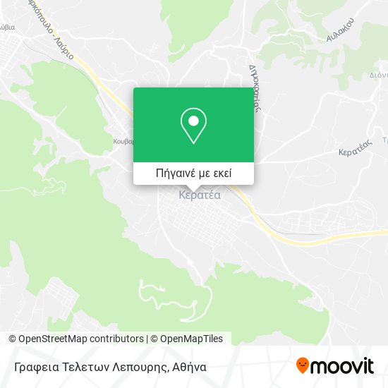 Γραφεια Τελετων Λεπουρης χάρτης