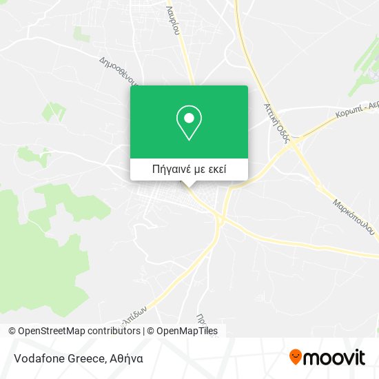 Vodafone Greece χάρτης