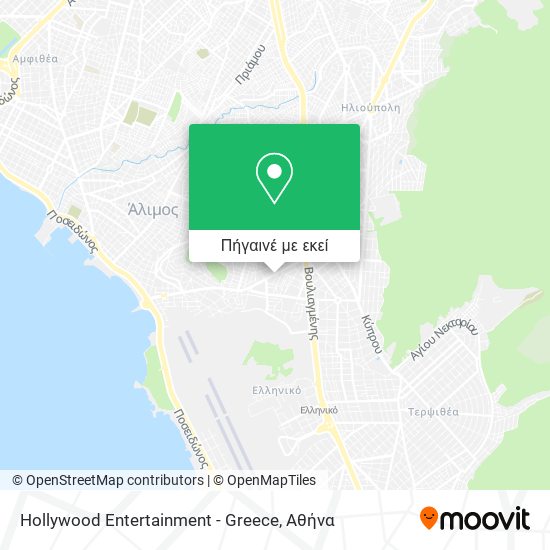Hollywood Entertainment - Greece χάρτης