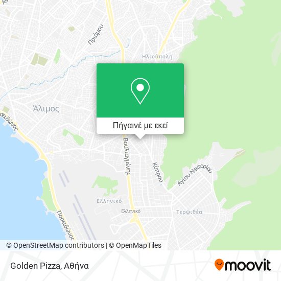 Golden Pizza χάρτης