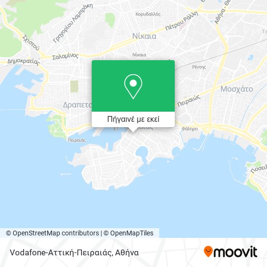 Vodafone-Αττική-Πειραιάς χάρτης