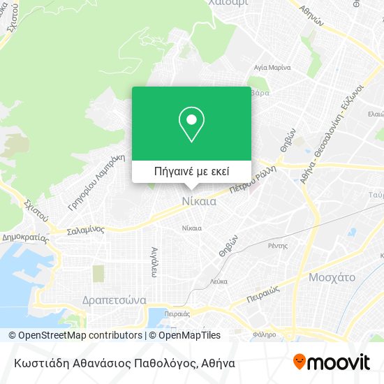 Κωστιάδη Αθανάσιος Παθολόγος χάρτης
