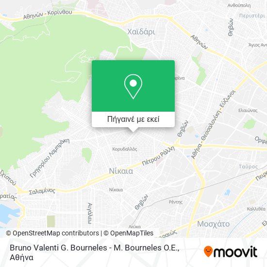 Bruno Valenti G. Bourneles - M. Bourneles O.E. χάρτης
