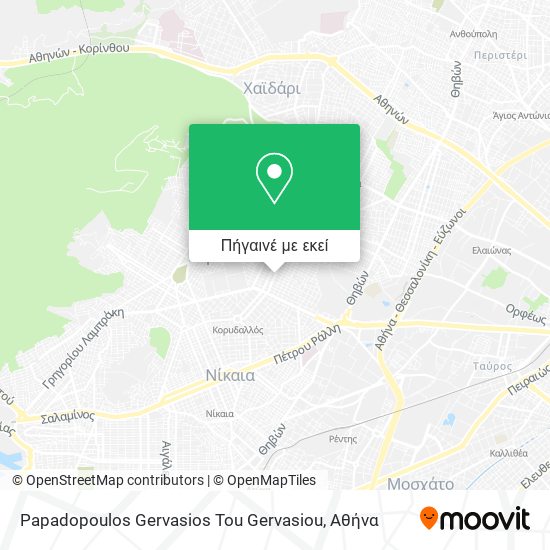 Papadopoulos Gervasios Tou Gervasiou χάρτης