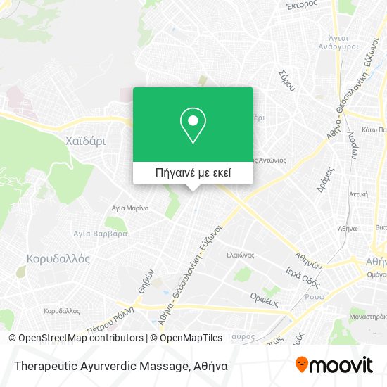 Therapeutic Ayurverdic Massage χάρτης