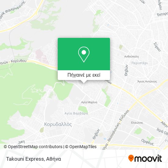 Takouni Express χάρτης