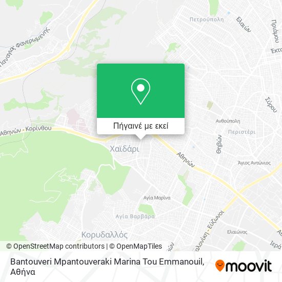 Bantouveri Mpantouveraki Marina Tou Emmanouil χάρτης