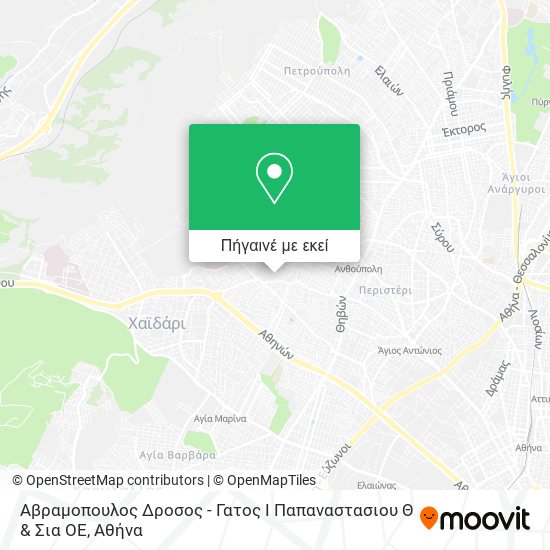 Αβραμοπουλος Δροσος - Γατος Ι Παπαναστασιου Θ & Σια ΟΕ χάρτης