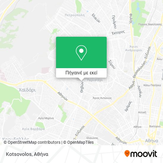 Kotsovolos χάρτης