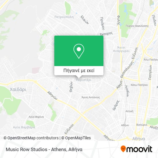 Music Row Studios - Athens χάρτης