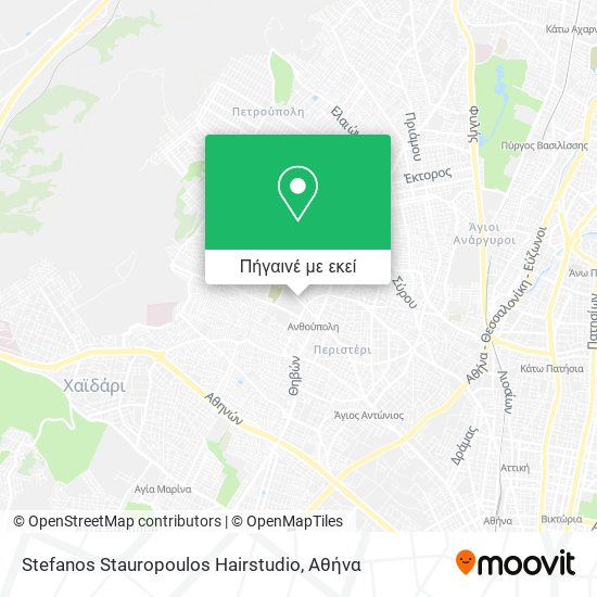 Stefanos Stauropoulos Hairstudio χάρτης