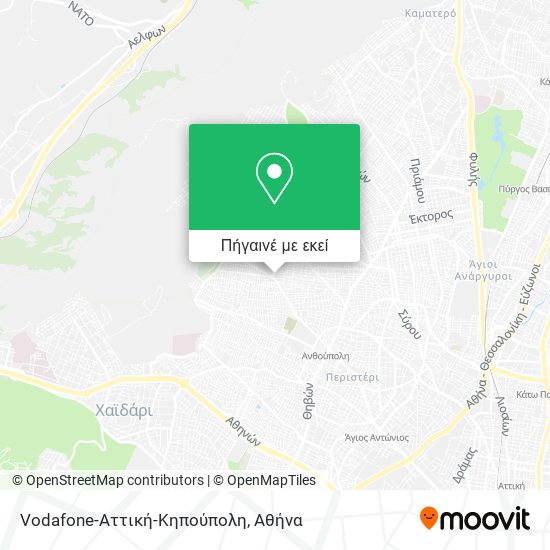 Vodafone-Αττική-Κηπούπολη χάρτης