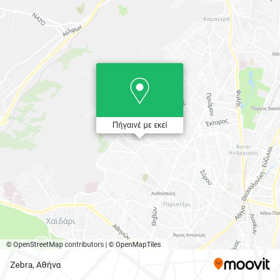 Zebra χάρτης