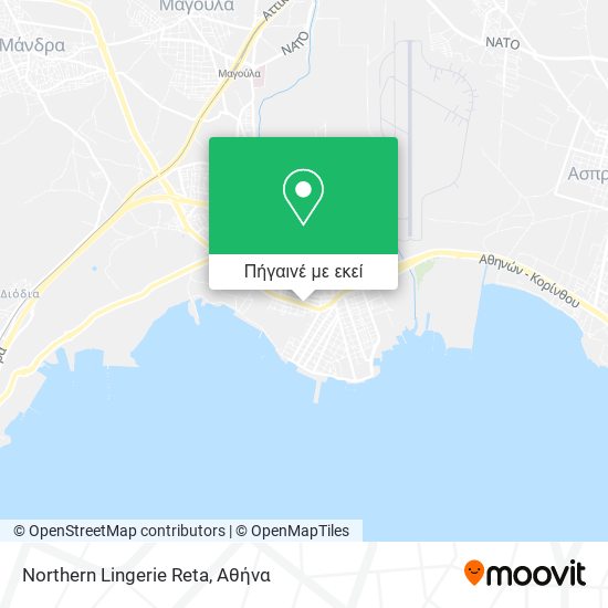 Northern Lingerie Reta χάρτης