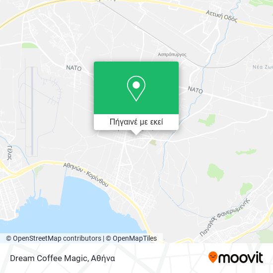 Dream Coffee Magic χάρτης