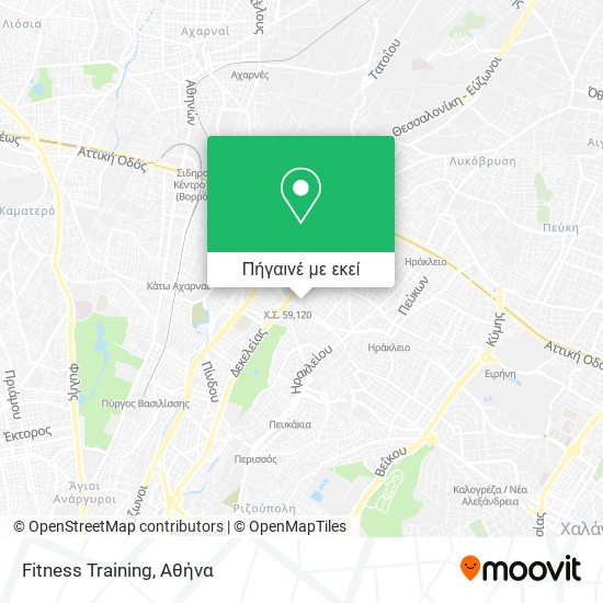 Fitness Training χάρτης