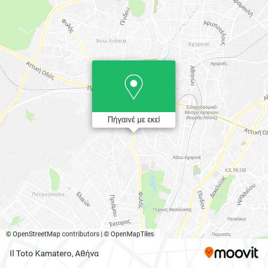 Il Toto Kamatero χάρτης