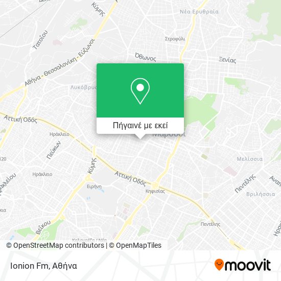Ionion Fm χάρτης