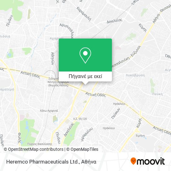 Heremco Pharmaceuticals Ltd. χάρτης