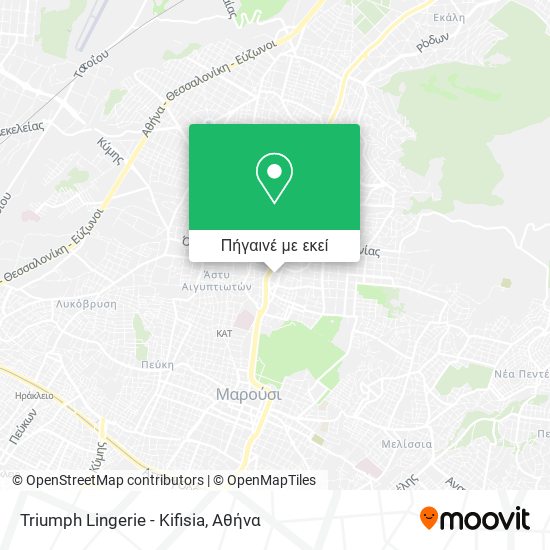Triumph Lingerie - Kifisia χάρτης