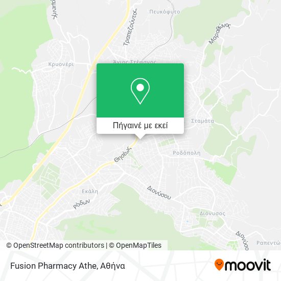 Fusion Pharmacy Athe χάρτης