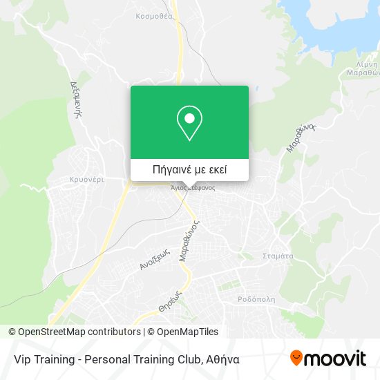 Vip Training - Personal Training Club χάρτης