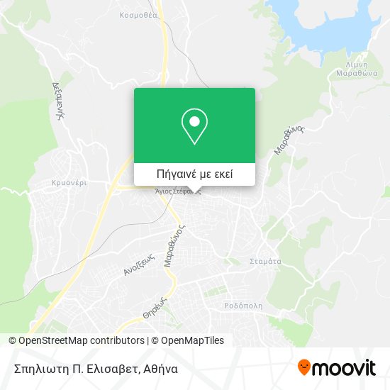 Σπηλιωτη Π. Ελισαβετ χάρτης