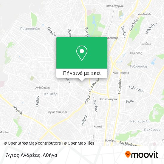Άγιος Ανδρέας χάρτης
