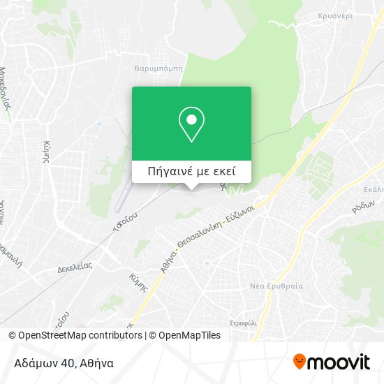 Αδάμων 40 χάρτης
