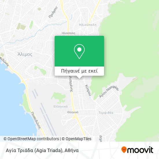 Αγία Τριάδα (Agia Triada) χάρτης